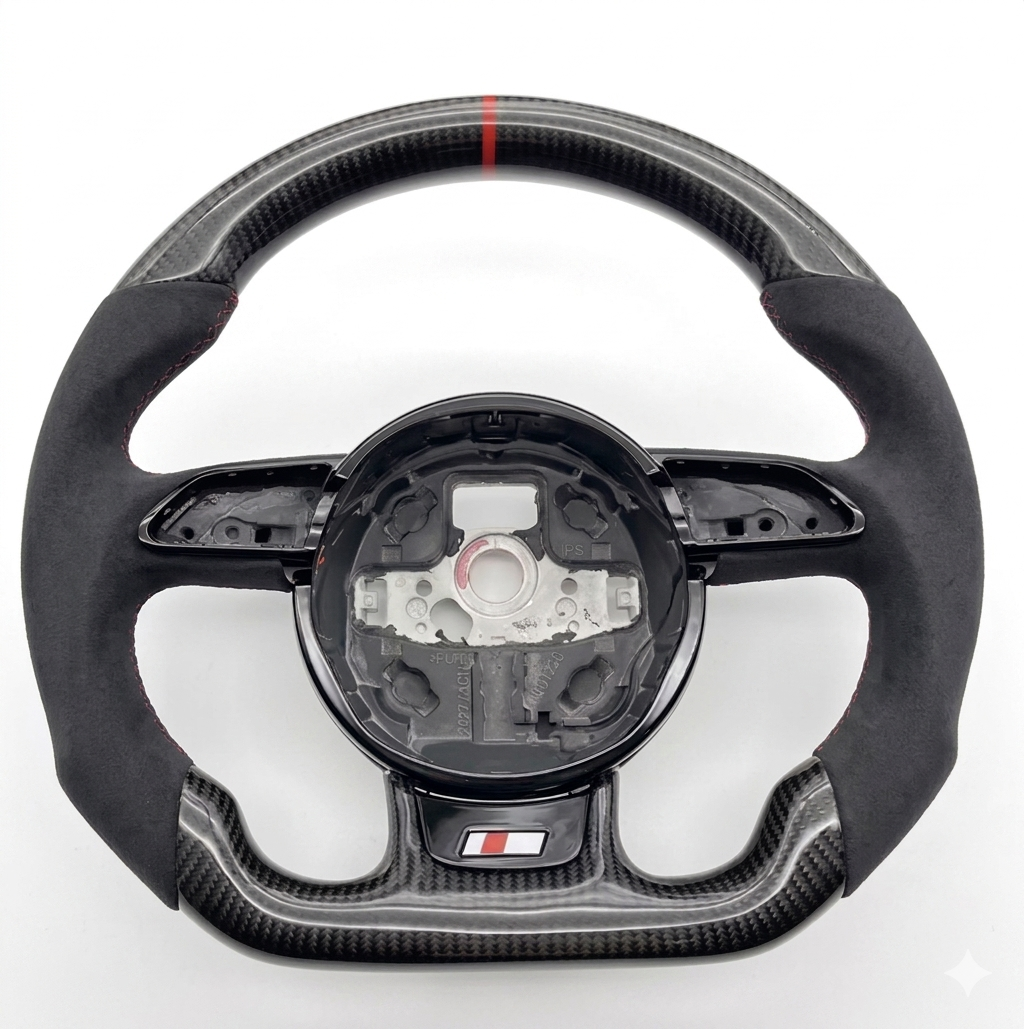 Audi carbon steeringwheel without airbag
