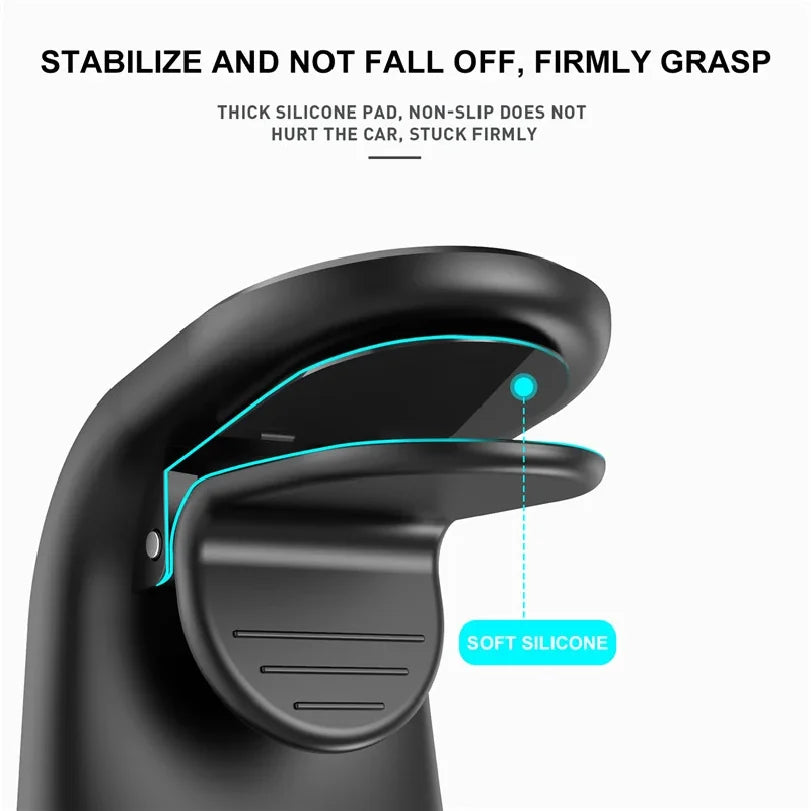 Magnetic car phone holder